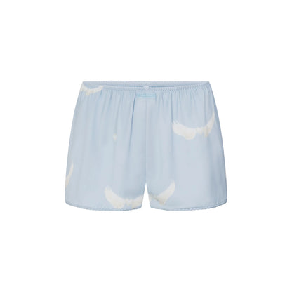 WOVEN SHINE CAMI AND SHORT SLEEP SET | AERO WING HEARTS PRINT