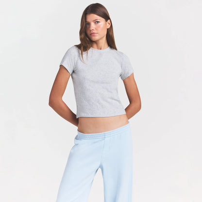 WORN IN JERSEY T-SHIRT | LIGHT HEATHER GREY