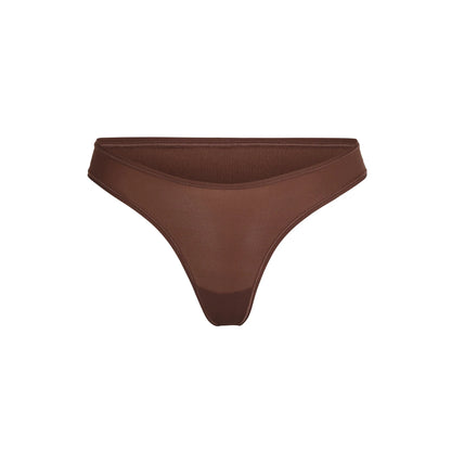 FITS EVERYBODY DIPPED FRONT THONG | COCOA