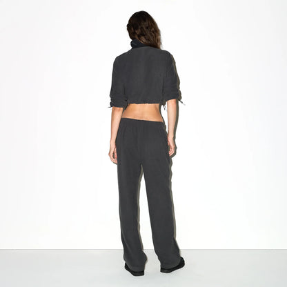 OUTDOOR FLEECE STRAIGHT LEG PANT | ASH
