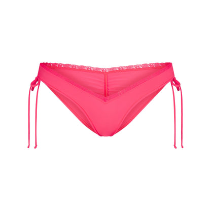 FITS EVERYBODY LACE MICRO TANGA | ULTRA PINK