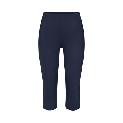 NikeSKIMS SHINE DRAWCORD 17" CAPRI LEGGING | NAVY