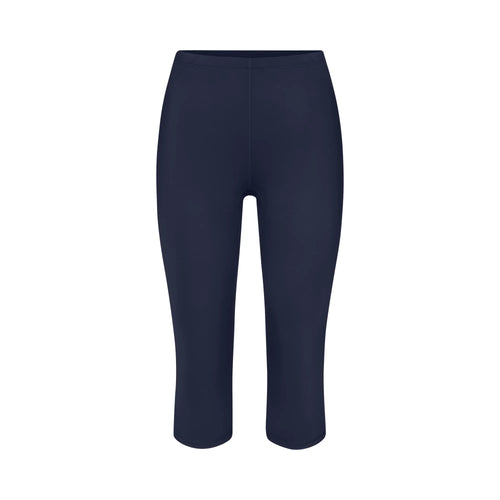 NikeSKIMS SHINE DRAWCORD 17" CAPRI LEGGING | NAVY