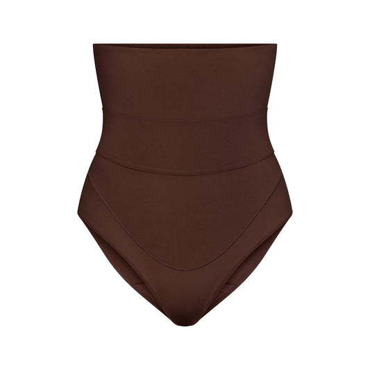 FITS EVERYBODY MATERNITY BANDED HIGH-WAISTED BRIEF | COCOA