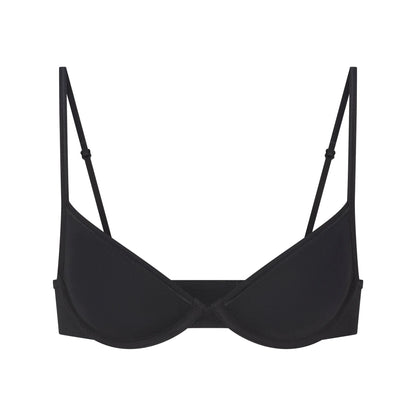EVERYDAY COTTON UNLINED DEMI BRA | ONYX