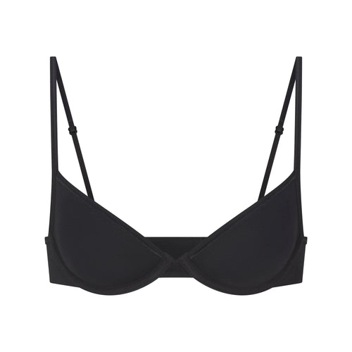 EVERYDAY COTTON UNLINED DEMI BRA | ONYX