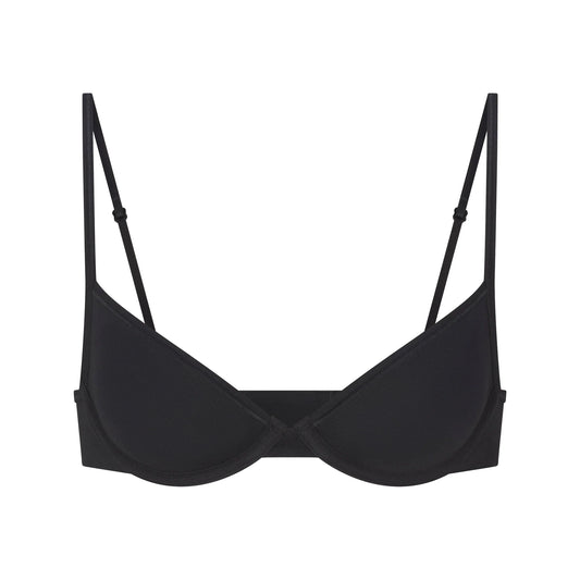EVERYDAY COTTON UNLINED DEMI BRA | ONYX