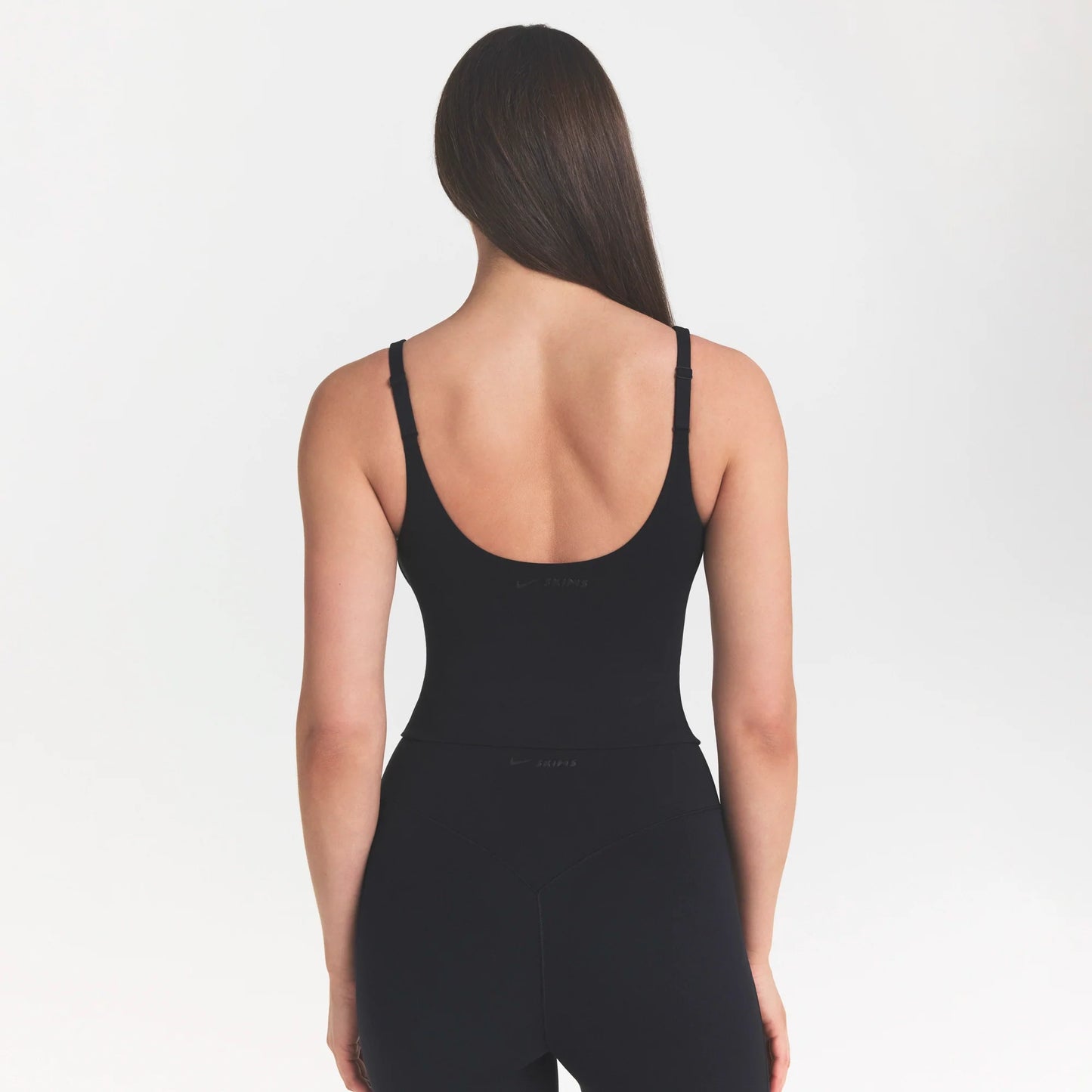 NikeSKIMS STUDIO STRETCH PLUNGE TANK | OBSIDIAN