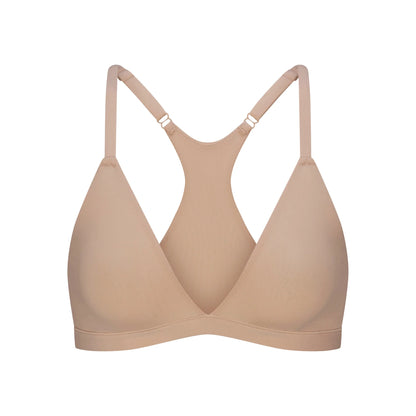 FITS EVERYBODY RACERBACK TRIANGLE BRALETTE | CLAY