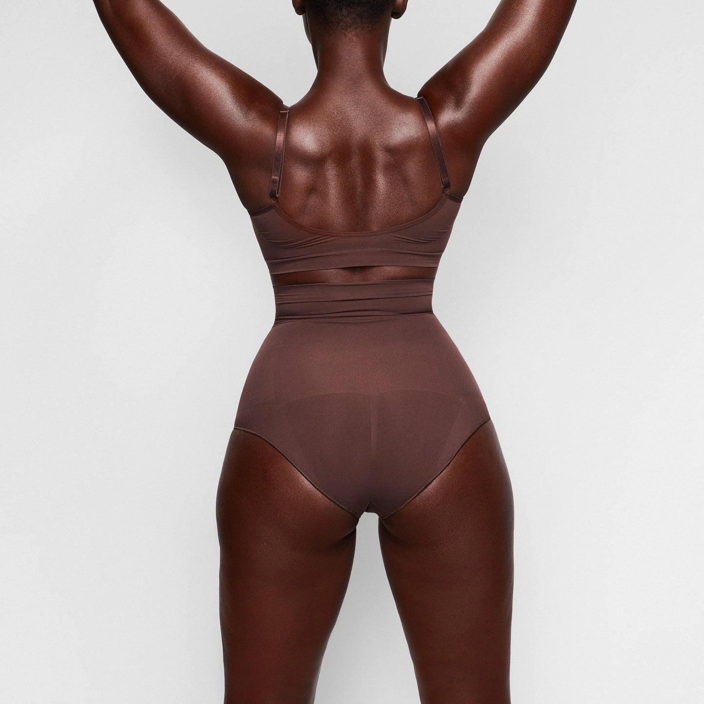 SEAMLESS SCULPT HIGH-WAISTED BRIEF | COCOA