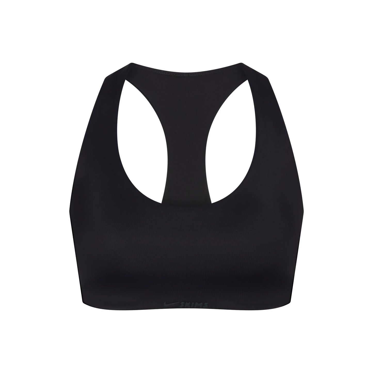 NikeSKIMS SHINE RACERBACK BRA | OBSIDIAN