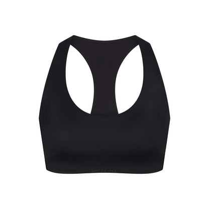 NikeSKIMS SHINE RACERBACK BRA | OBSIDIAN