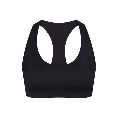 NikeSKIMS SHINE RACERBACK BRA | OBSIDIAN