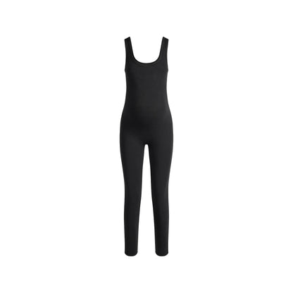 COTTON JERSEY MATERNITY CATSUIT | SOOT