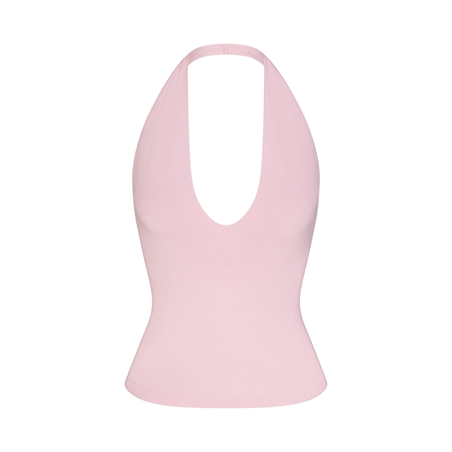 SMOOTH LAYERS HALTER TOP | PEONY