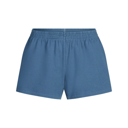 COTTON JERSEY LOOSE SHORT | HARBOR