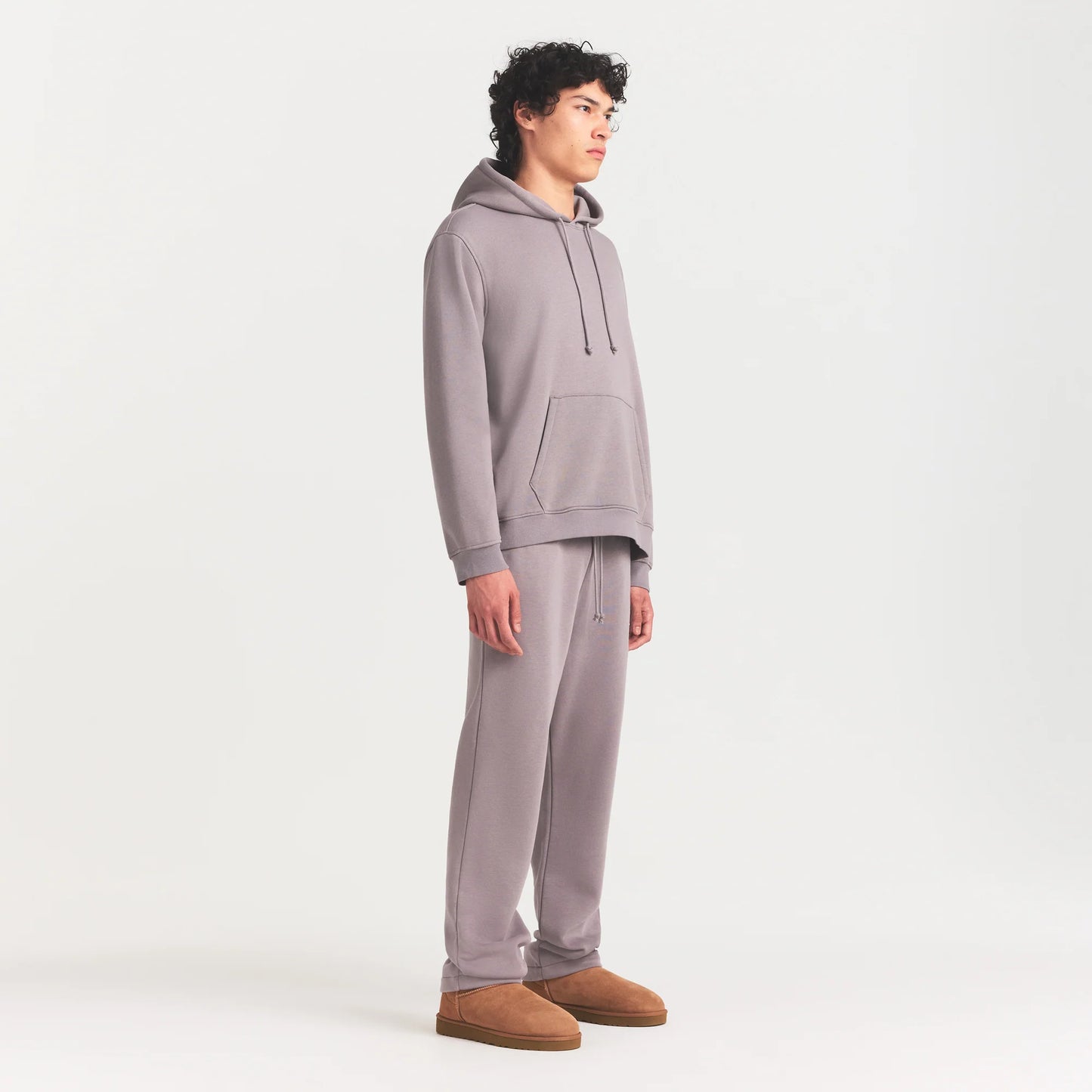 FLEECE LOUNGE MENS CLASSIC HOODIE | SHADOW
