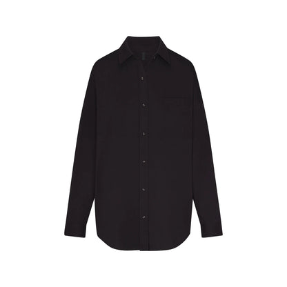 ORGANIC COTTON SLEEP LONG SLEEVE SET | OBSIDIAN