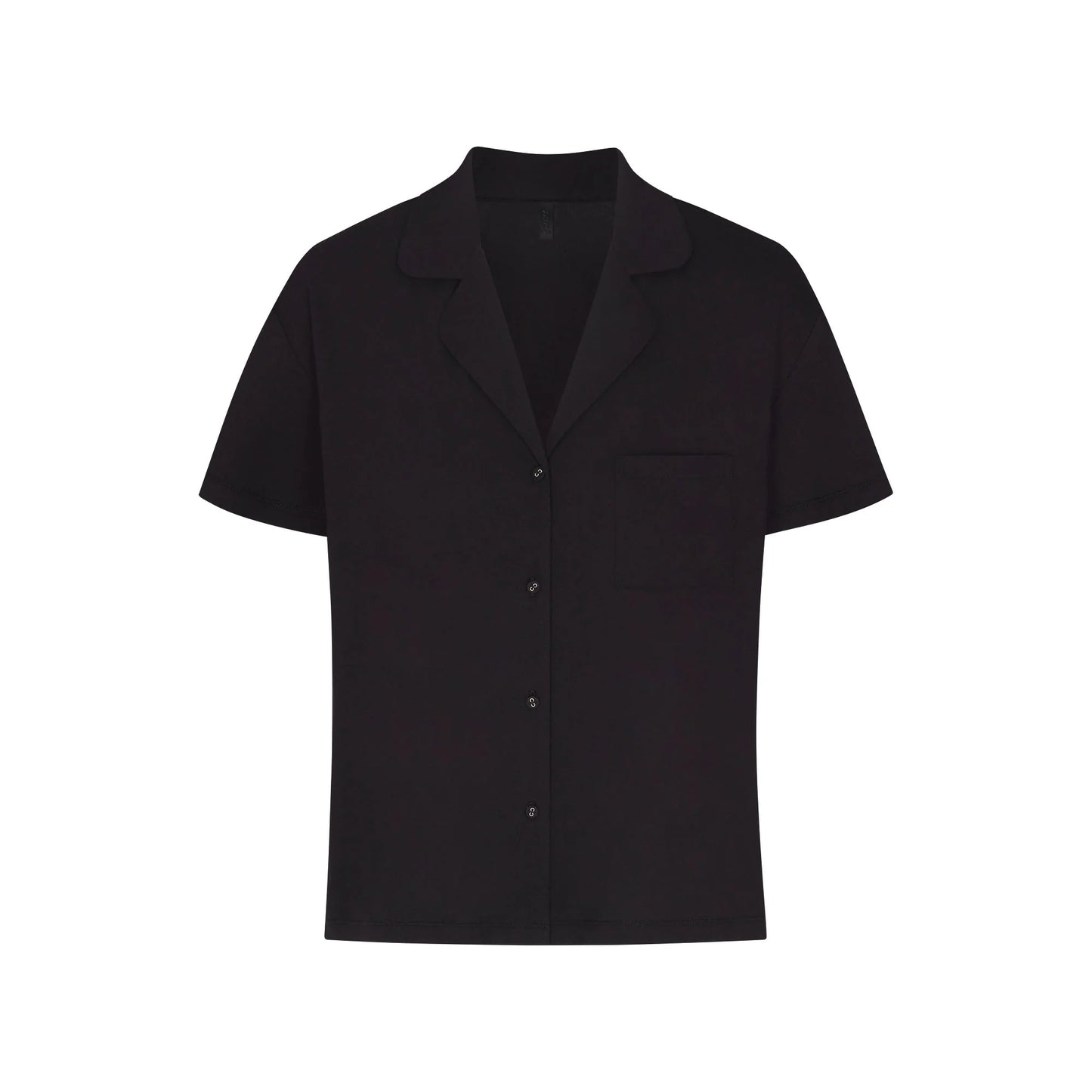 ORGANIC COTTON SLEEP SHORT SLEEVE SET | OBSIDIAN