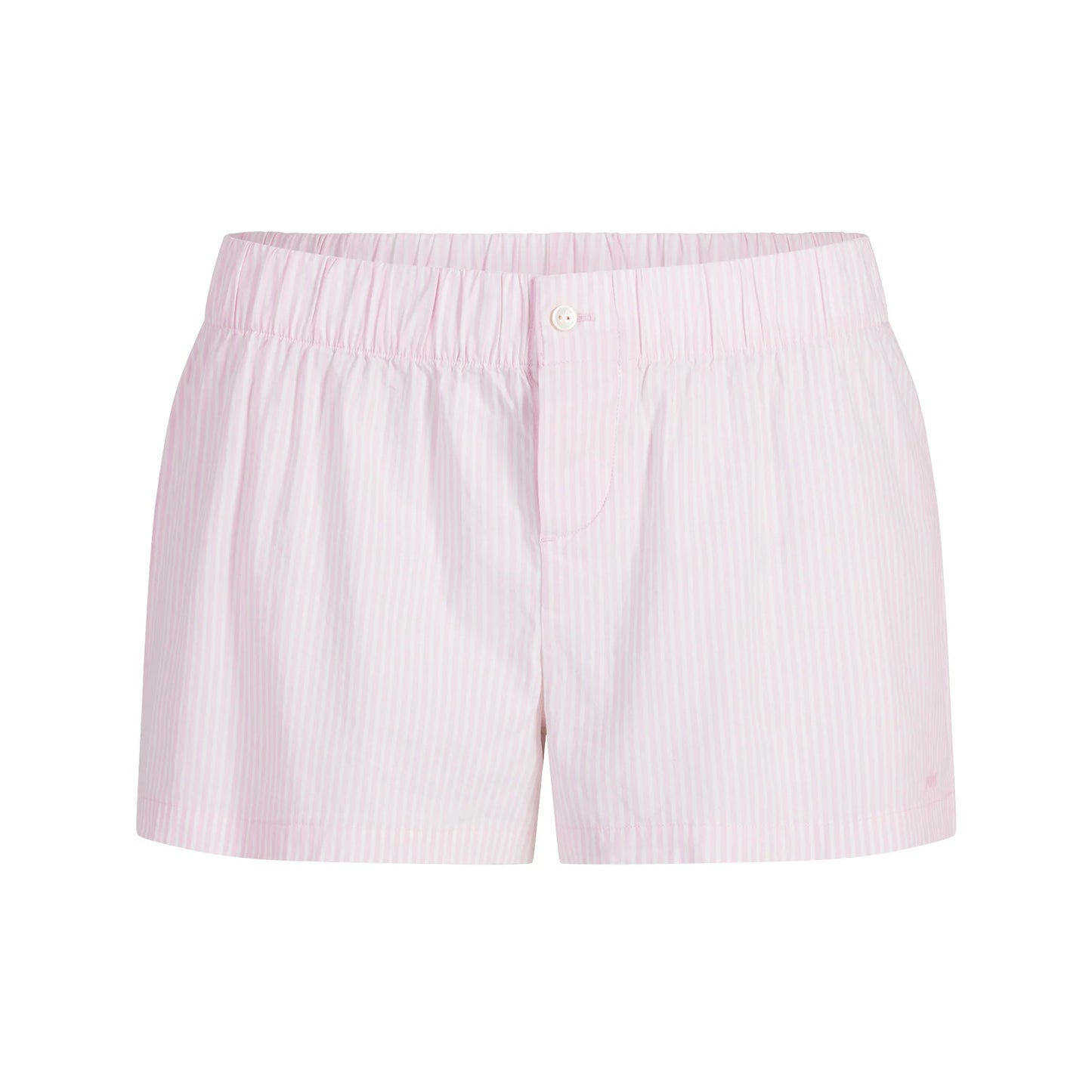 COTTON POPLIN BOXER SLEEP SET | CHERRY BLOSSOM STRIPE