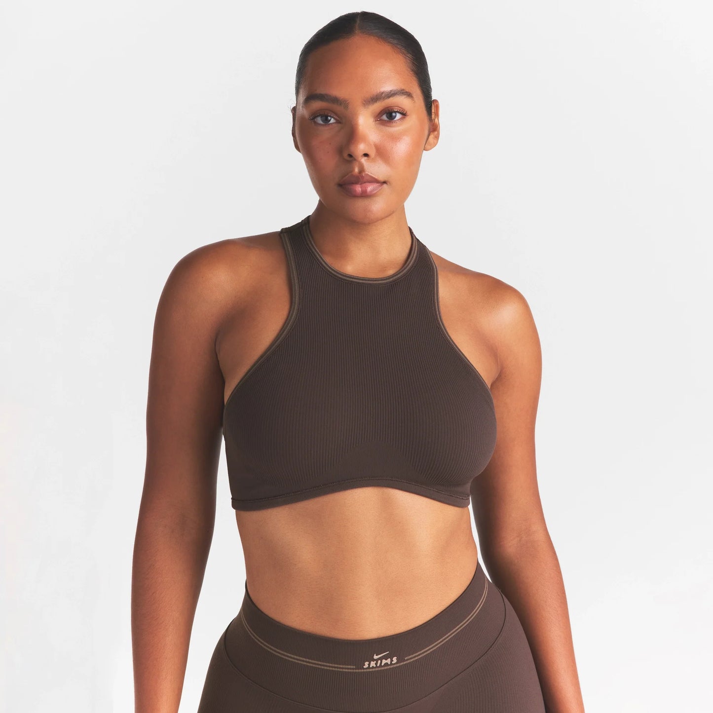 NikeSKIMS RIBBED SEAMLESS RACER FRONT BRA | PHOENIX