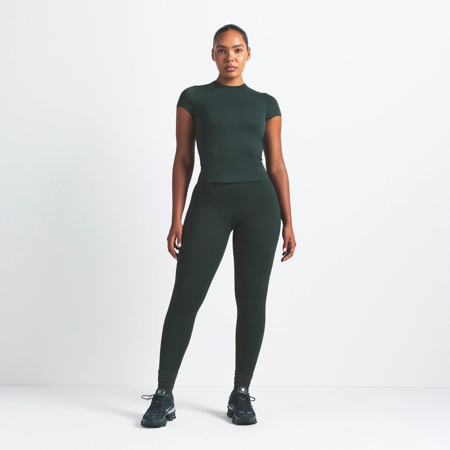 NikeSKIMS MATTE V-LINE 26" LEGGING | DARK TEAL