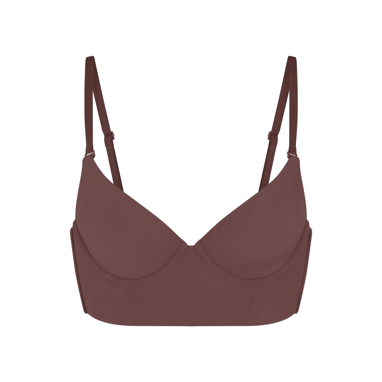 FITS EVERYBODY LOW BACK LONGLINE BRA | COCOA