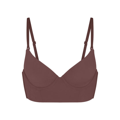FITS EVERYBODY LOW BACK LONGLINE BRA | COCOA