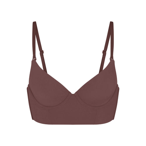 FITS EVERYBODY LOW BACK LONGLINE BRA | COCOA