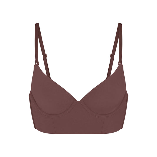 FITS EVERYBODY LOW BACK LONGLINE BRA | COCOA