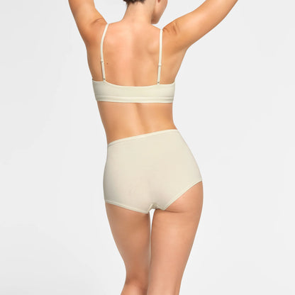 COTTON JERSEY BOY SHORT | BONE
