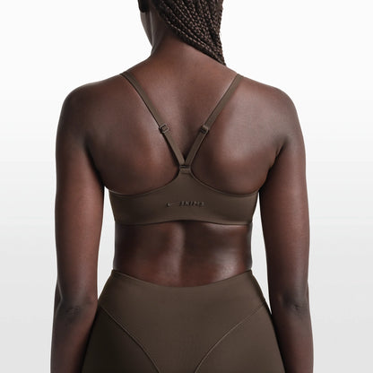 NikeSKIMS MATTE CONTOUR CAMI BRA | DARK SEPIA