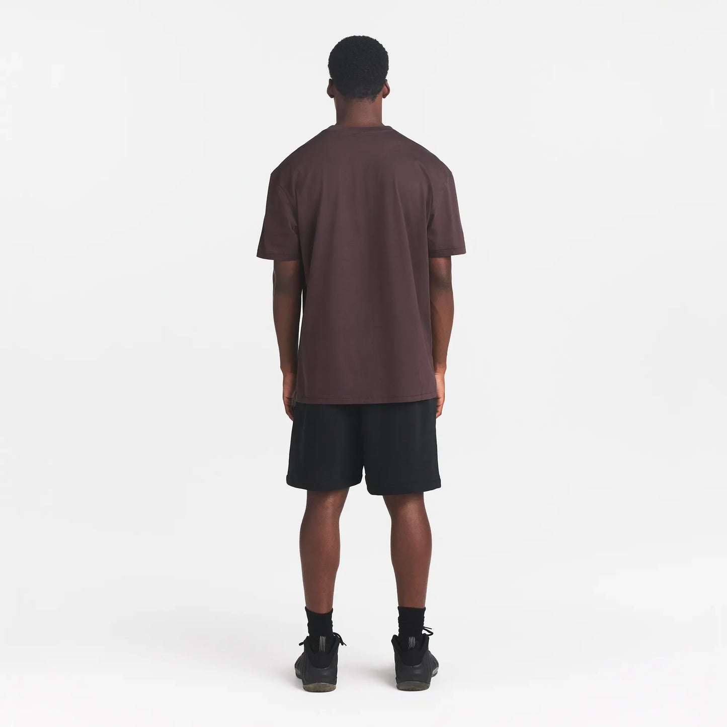 HEAVYWEIGHT COTTON MENS RELAXED T-SHIRT | RAISIN
