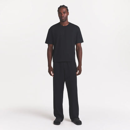 HEAVYWEIGHT COTTON MENS RELAXED PANT | OBSIDIAN