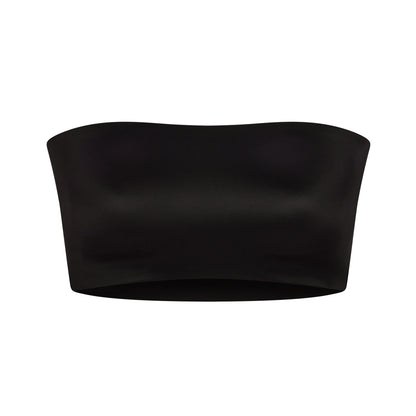 NikeSKIMS SATIN SHINE BANDEAU BRA | OBSIDIAN