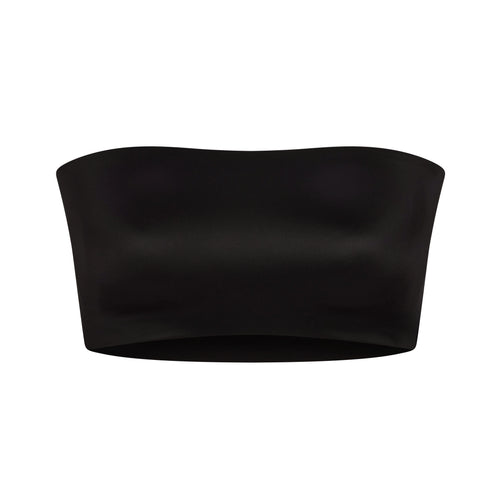 NikeSKIMS SATIN SHINE BANDEAU BRA | OBSIDIAN