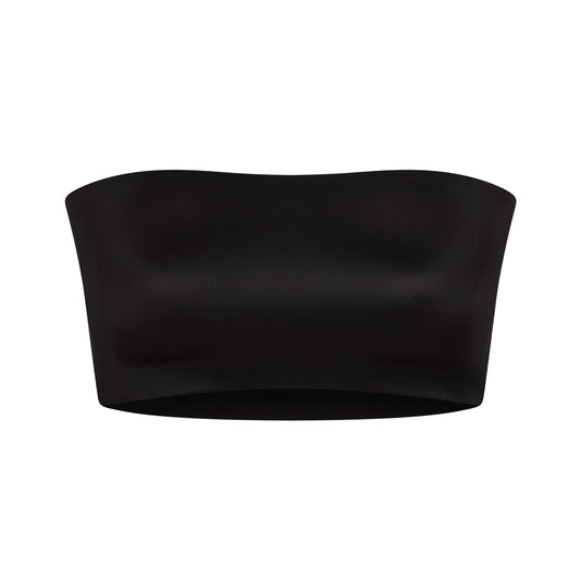 NikeSKIMS SATIN SHINE BANDEAU BRA | OBSIDIAN