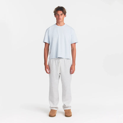 HEAVYWEIGHT COTTON MENS RELAXED CROPPED CREWNECK | ATMOSPHERE
