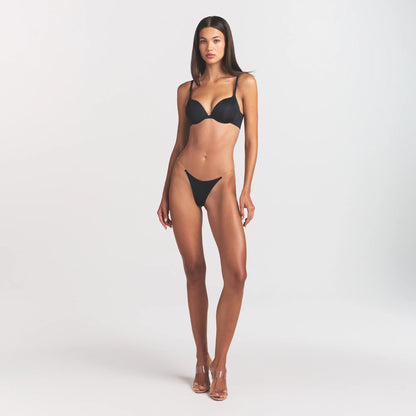 INVISIBLE CLEAR STRAP STRING THONG | ONYX
