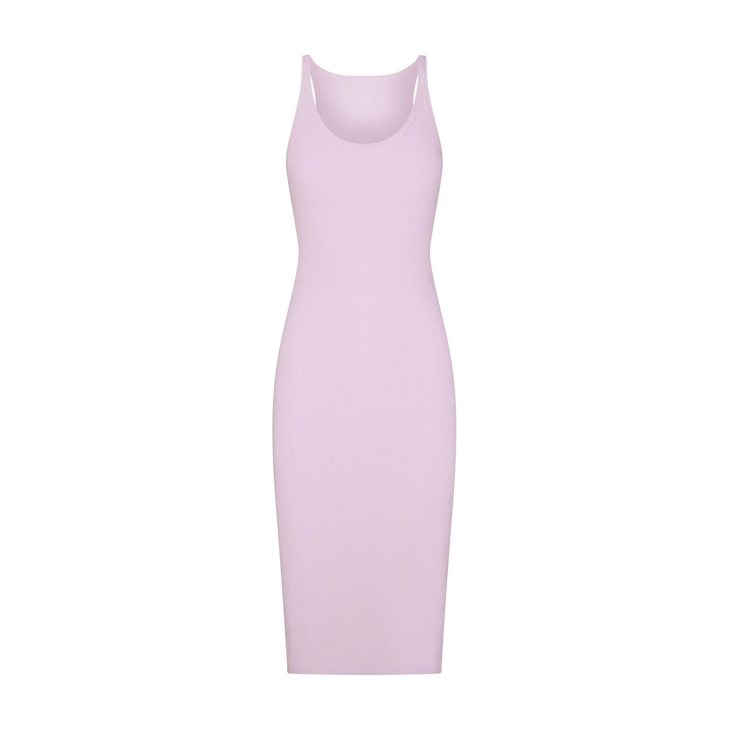 COTTON RIB TANK MIDI DRESS | SUGAR PLUM