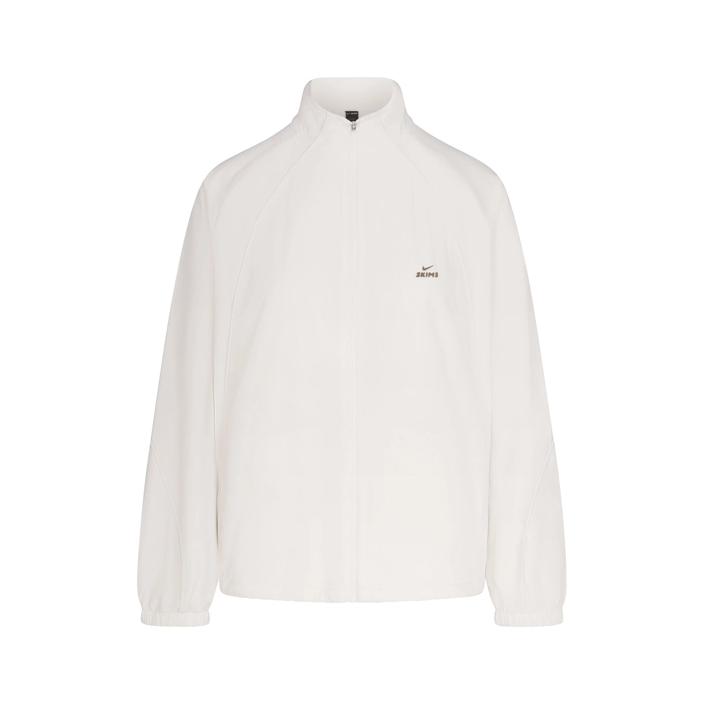 NikeSKIMS STRETCH NYLON OVERSIZED TRACK JACKET | IVORY