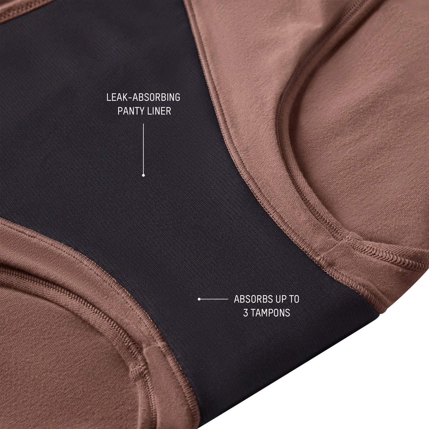 PERIOD PANTIES BRIEF | UMBER
