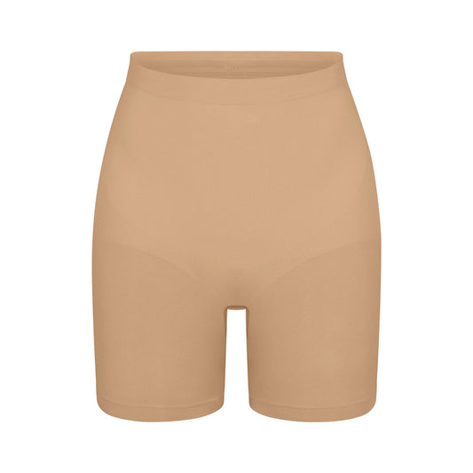 SEAMLESS SCULPT MID THIGH SHORT | CLAY