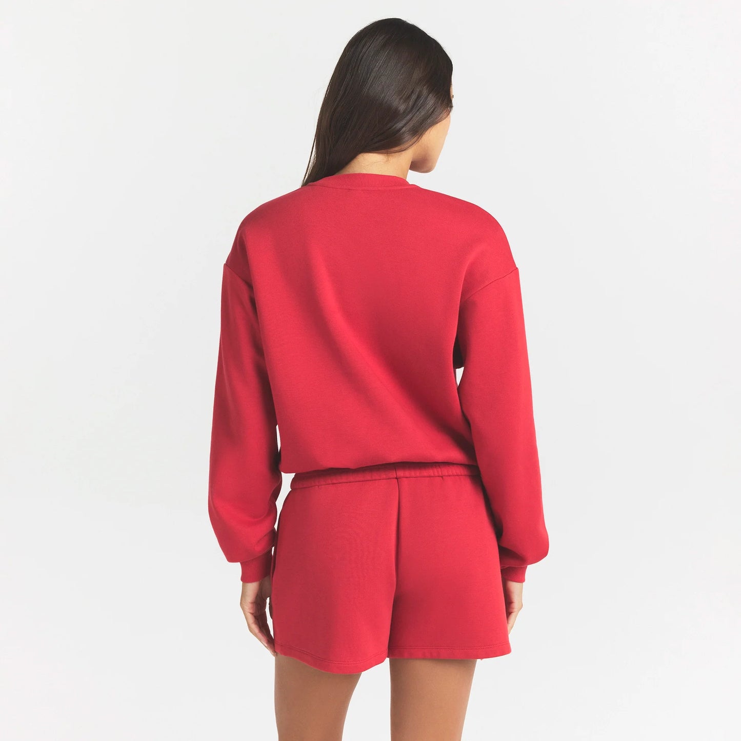 COTTON FLEECE CLASSIC CREWNECK | WASHED RED