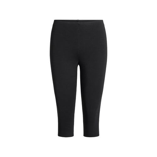 SMOOTH LAYERS HIGH-WAISTED CAPRI | OBSIDIAN