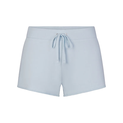 DRAPEY FRENCH TERRY SHORT | POWDER BLUE