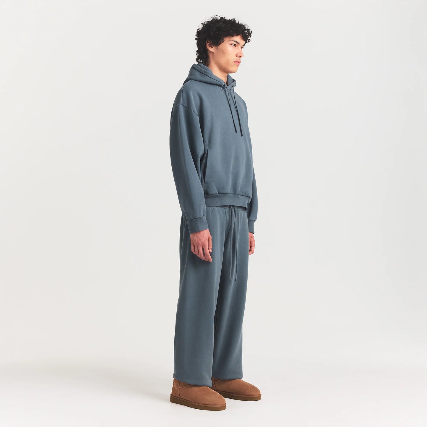 HEAVYWEIGHT FLEECE MENS HOODIE | KYANITE