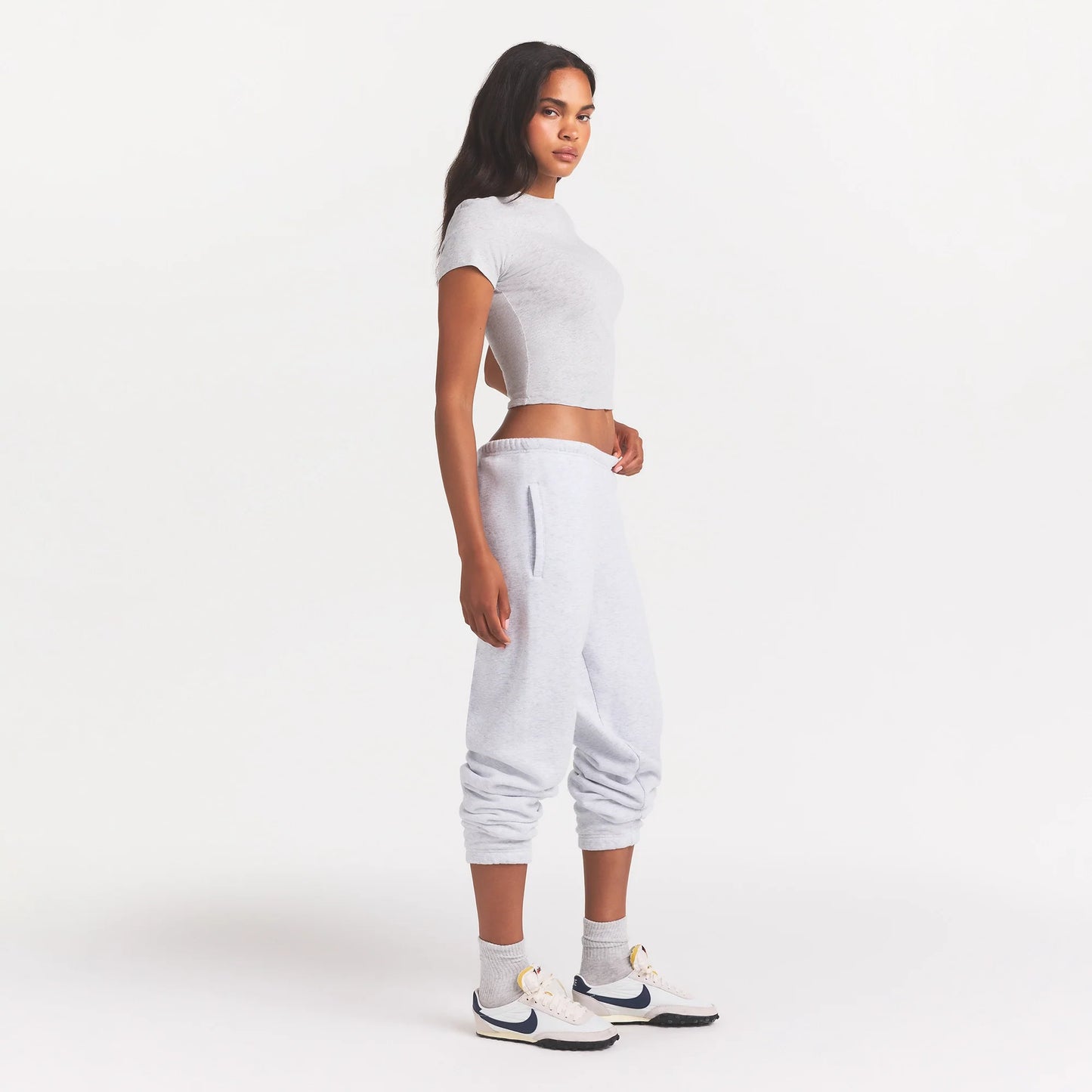 COTTON FLEECE CLASSIC JOGGER | LIGHT HEATHER GREY