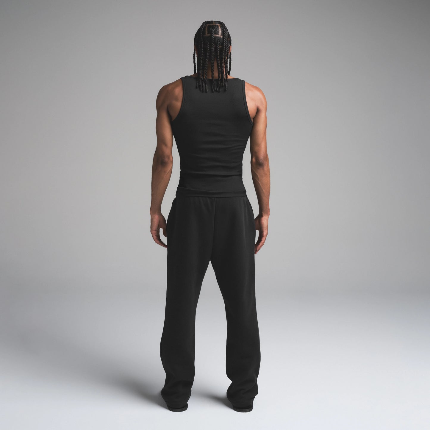 SKIMS COTTON MENS RIB TANK 3-PACK | ONYX