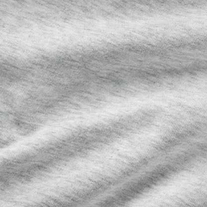 COTTON JERSEY LONG SLEEVE T-SHIRT | LIGHT HEATHER GREY
